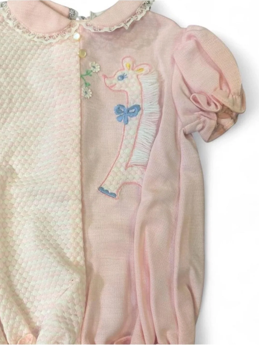 True Vintage 1970's Baby Clothes 4 pc Bundle Quiltex, Tiny Tots, Millicent